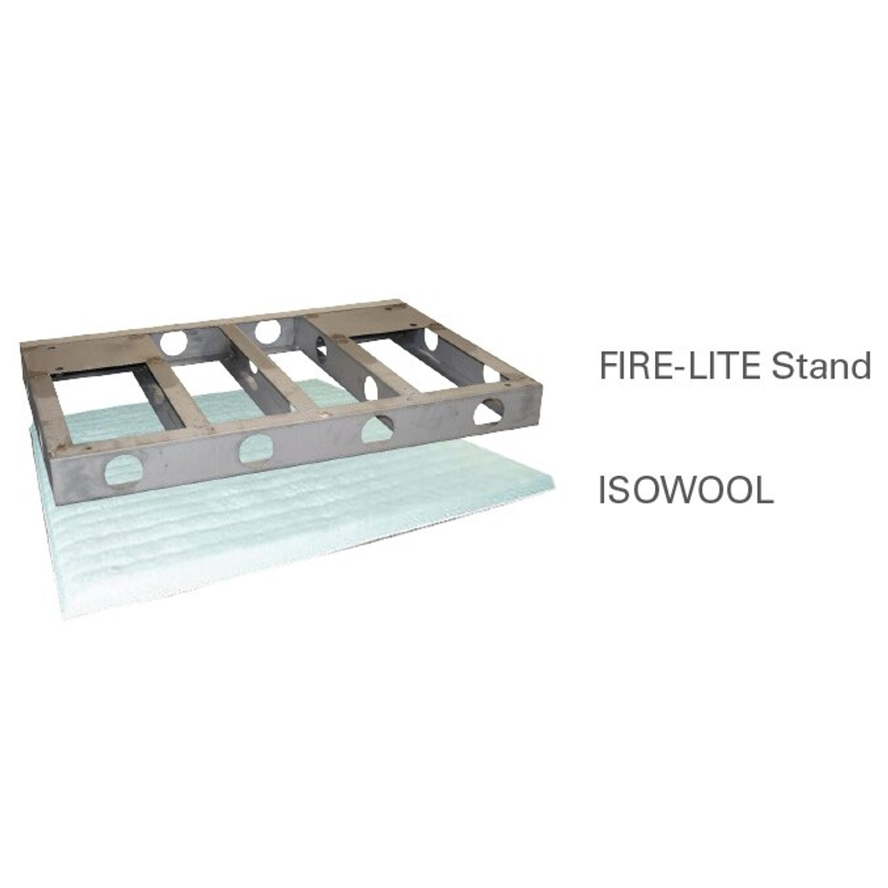 magnum metal stand 36 w/ isowool 4 inchx 46 inch x 28 inch product image