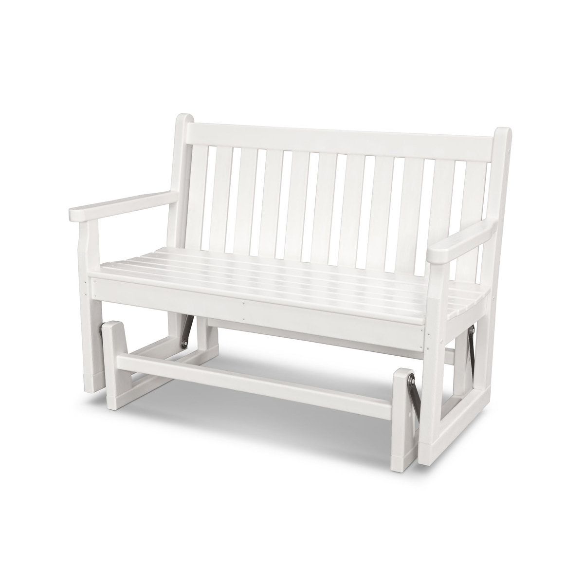 traditional garden 48 inch glider in white product image