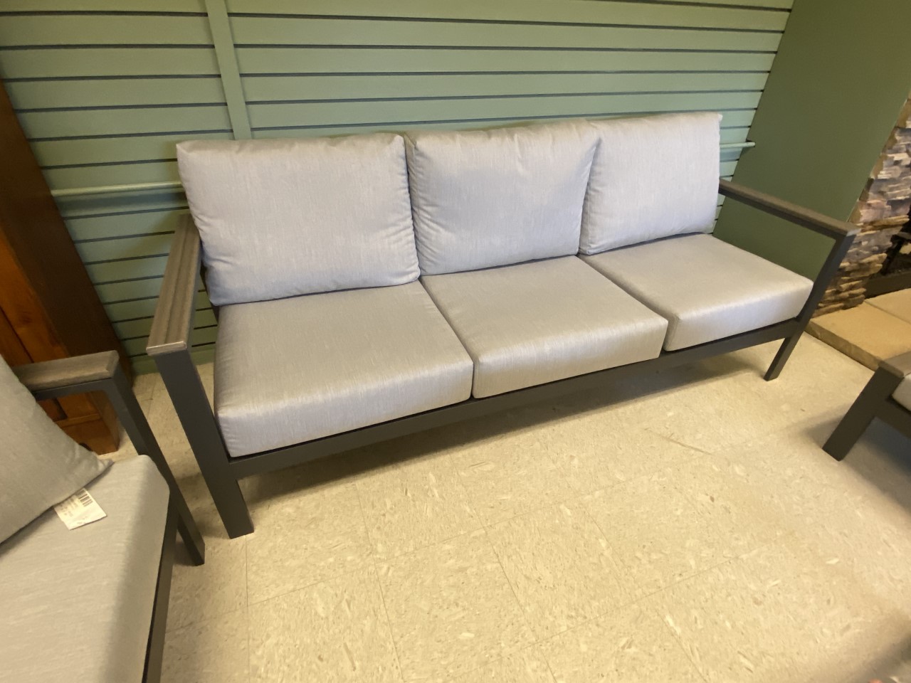 hixon sofa – canvas graphite product image