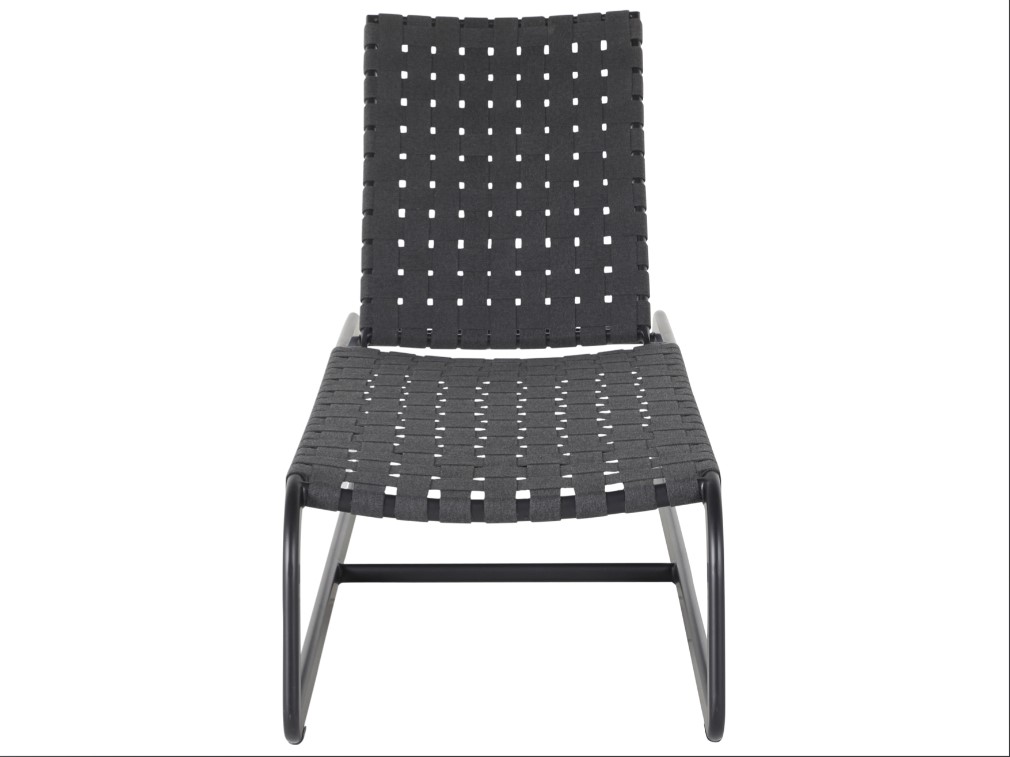 catalina chaise lounge – midnight with charcoal strap product image