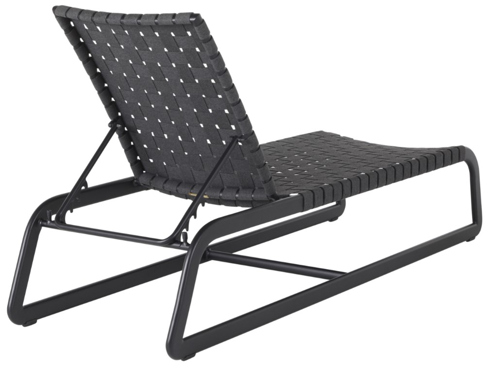 catalina chaise lounge – midnight with charcoal strap thumbnail image