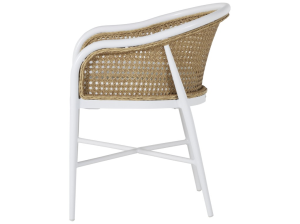 havana arm chair – chalk/natural resin thumbnail