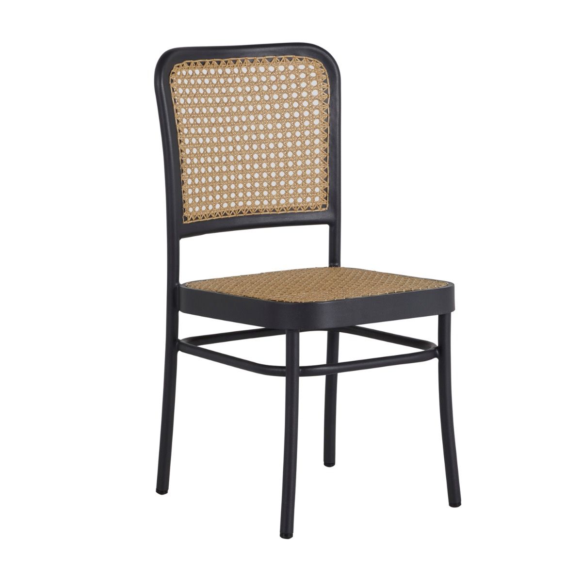 bordeaux side chair – midnight/natural resin thumbnail image