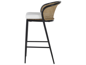 havana bar stool – black/natural resin thumbnail