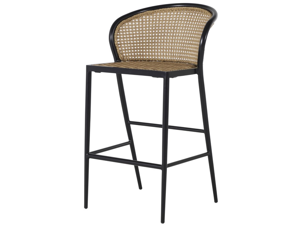 havana bar stool – black/natural resin thumbnail image