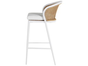 havana bar stool – chalk/natural resin thumbnail