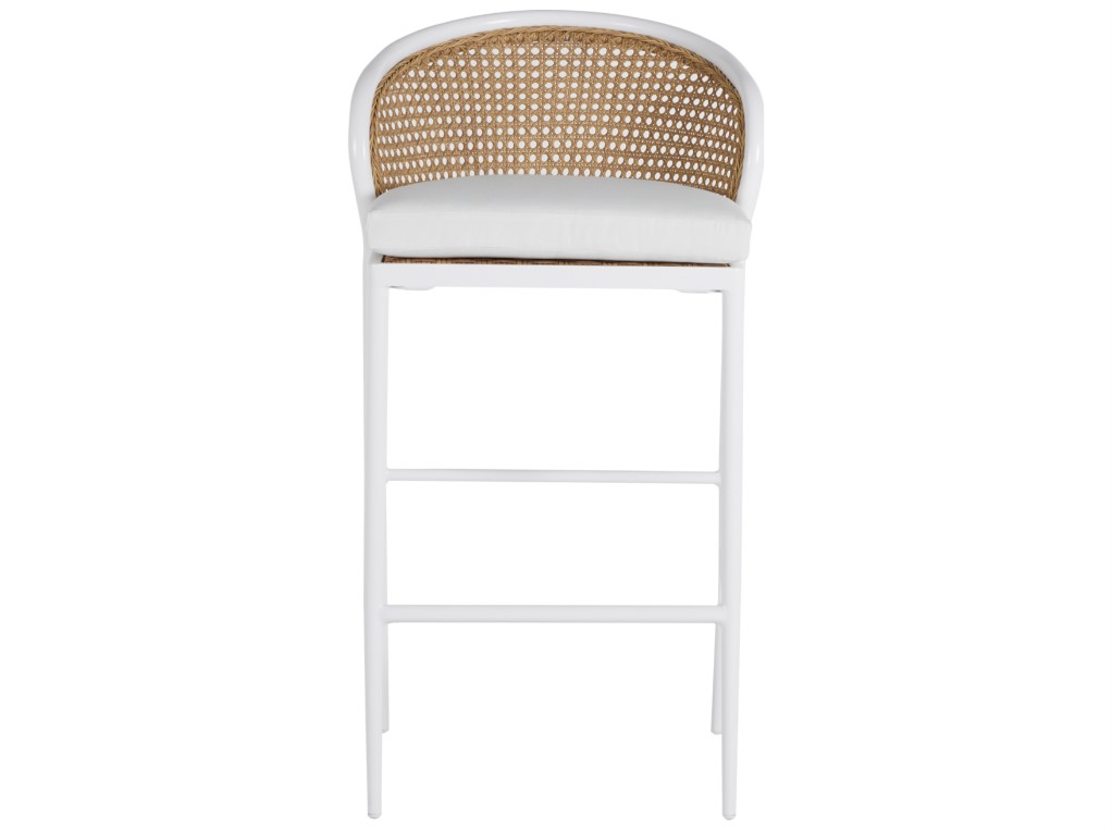 havana bar stool – chalk/natural resin product image
