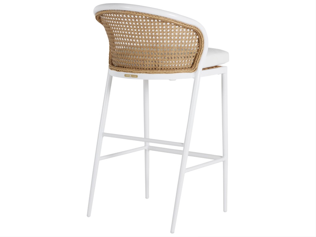havana bar stool – chalk/natural resin thumbnail image