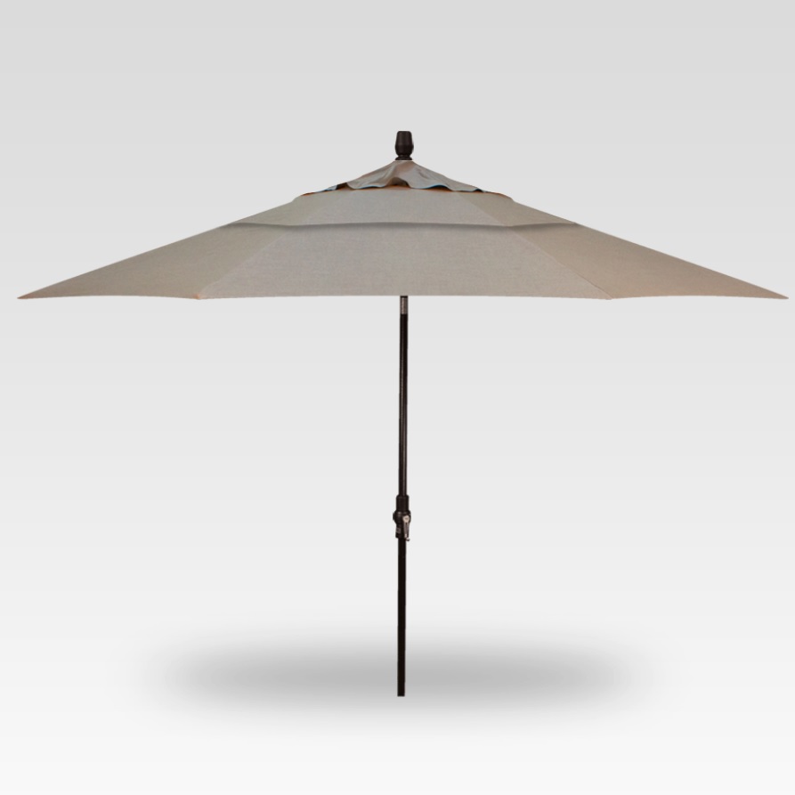 11′ cast ash collar tilt umbrella – black frame product image