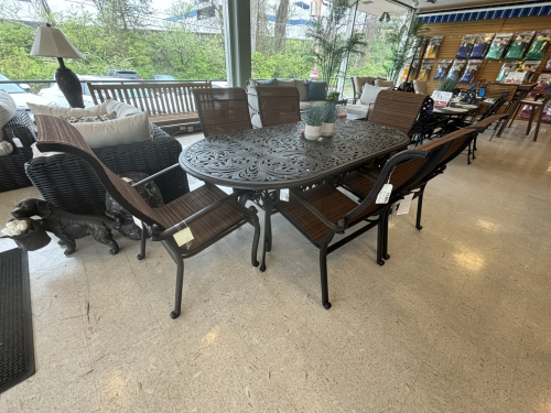 st. augustine oval dining set