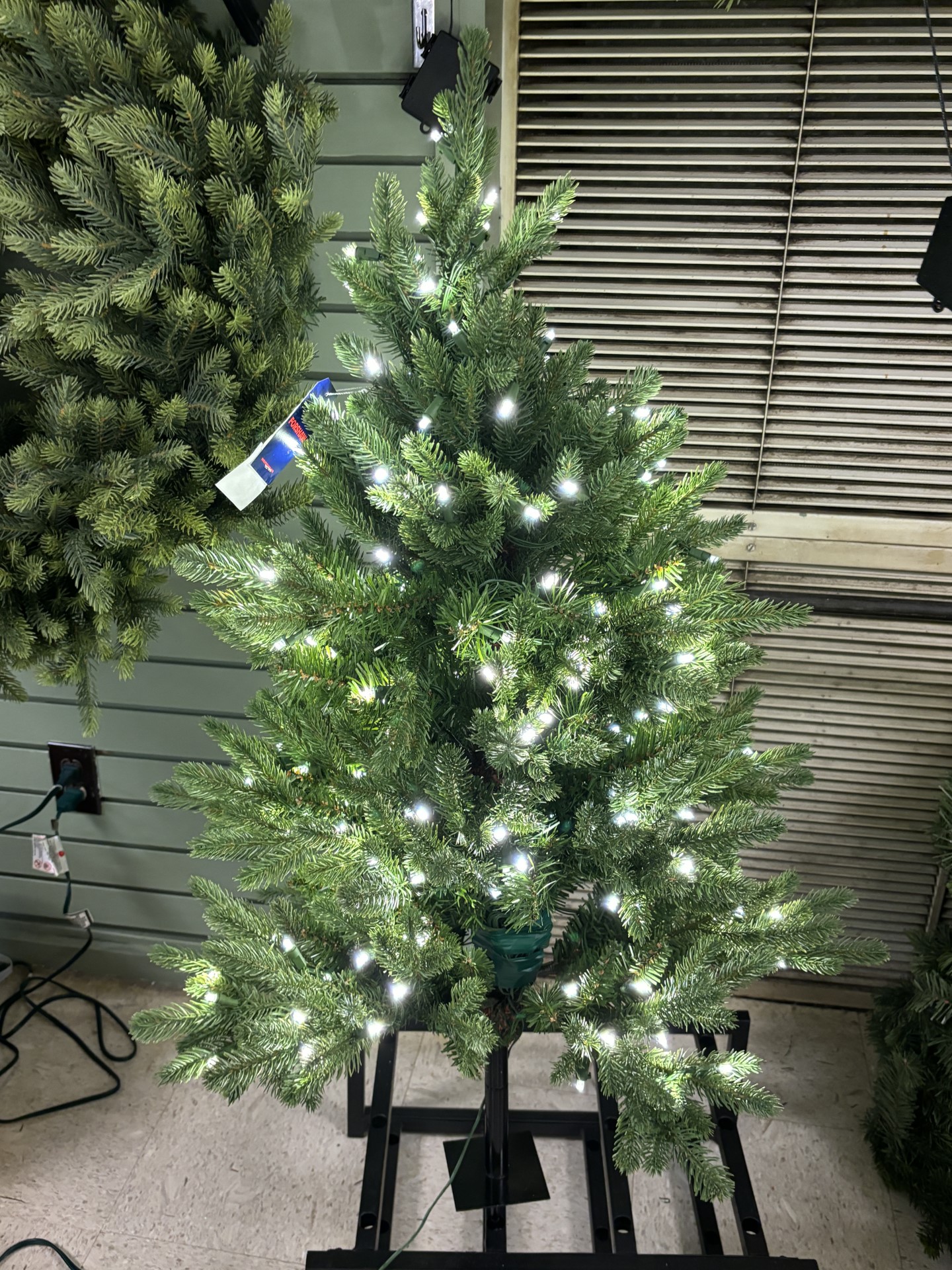 3′ aspen spruce – 5mm led white lights thumbnail image