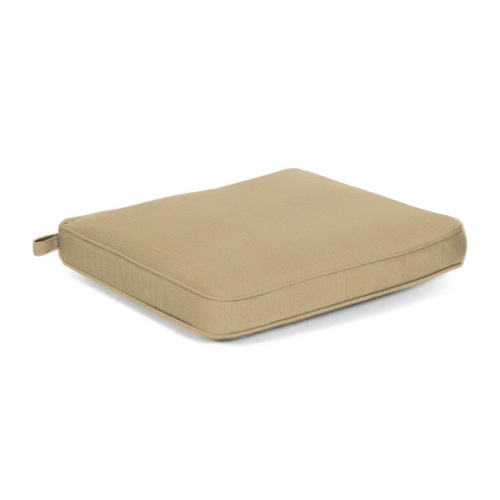 heather beige water resistant dining cushion