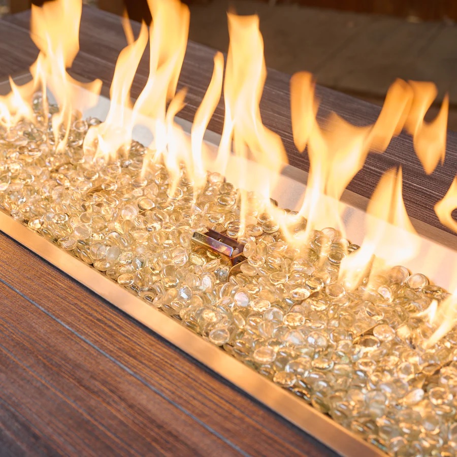 havenwood linear gas fire table – 62×30 – carbon/black – lp thumbnail image