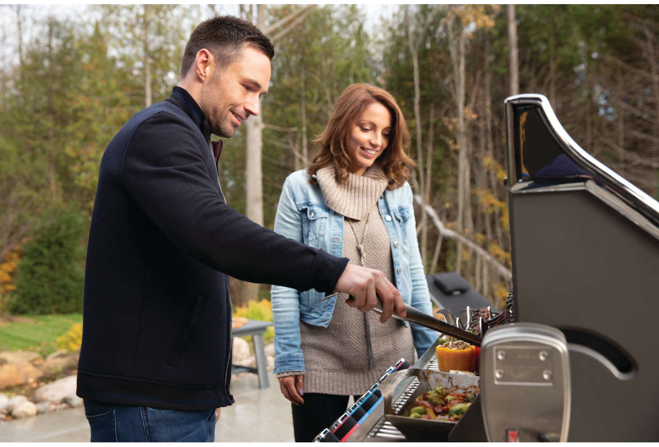 prestige pro 665 natural gas grill with infrared rear and side burners, stainless steel thumbnail image