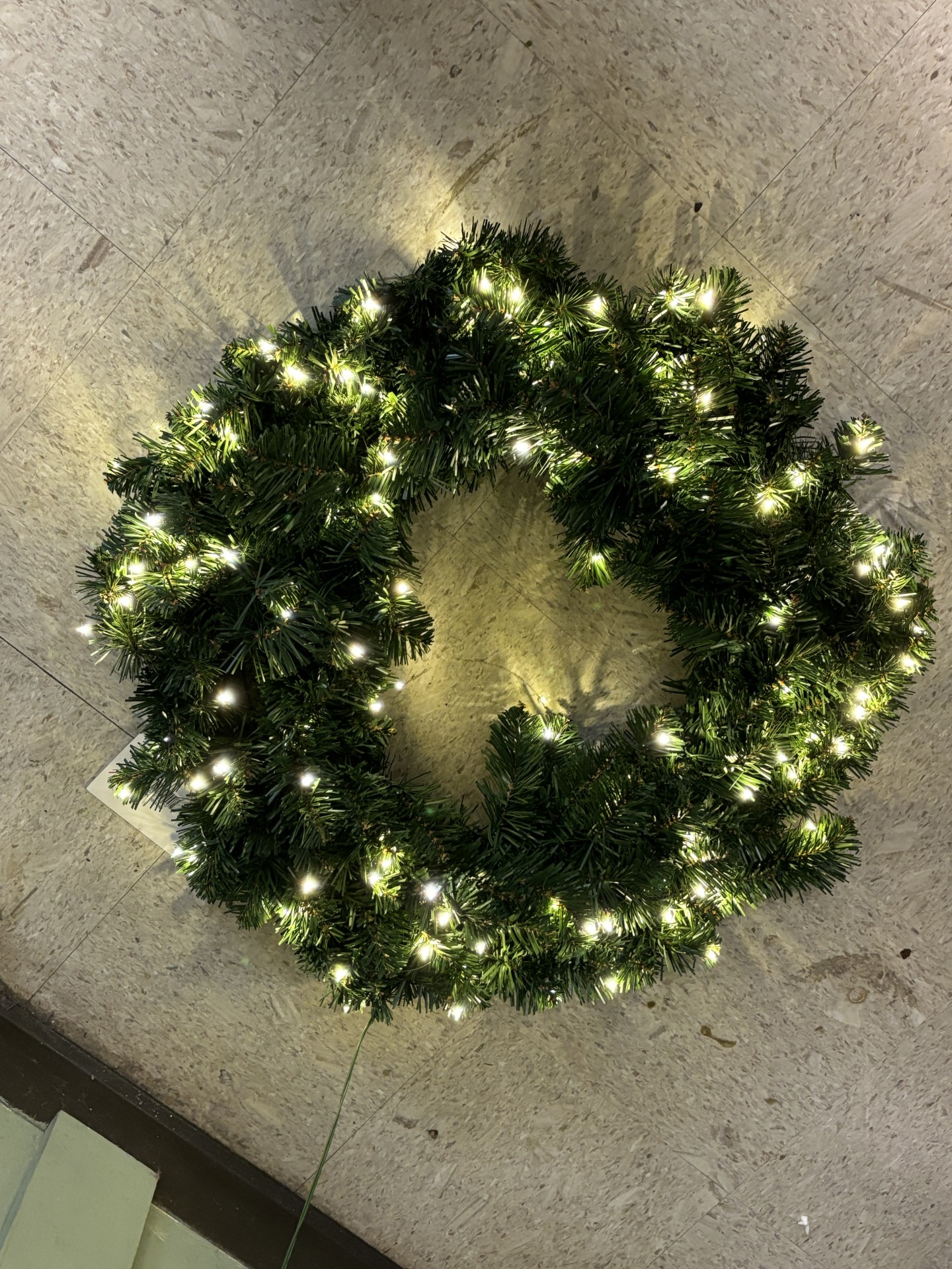 30 inch colorado fir wreath- clear led lights product image