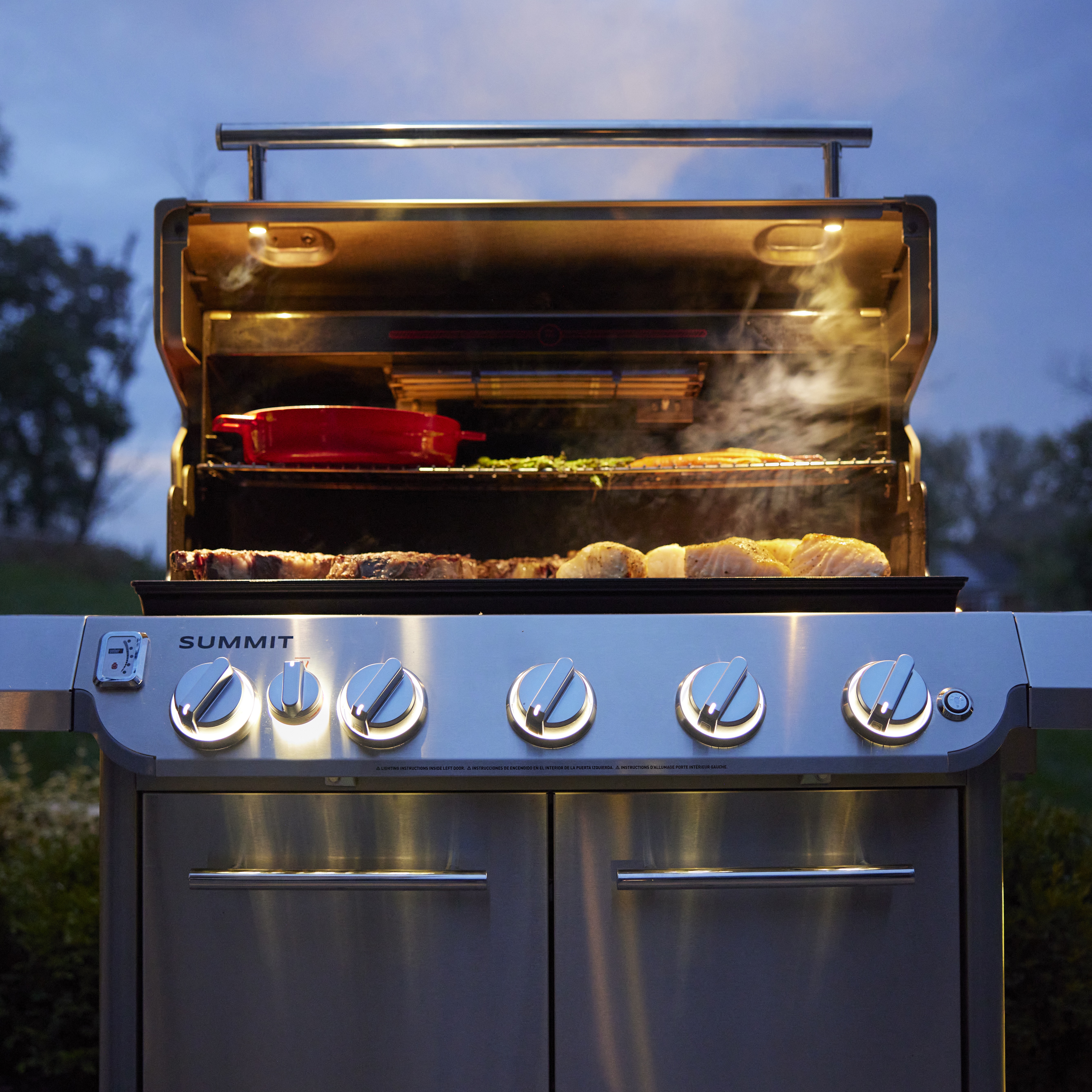 summit fs38 stainless steel grill – natural gas thumbnail image