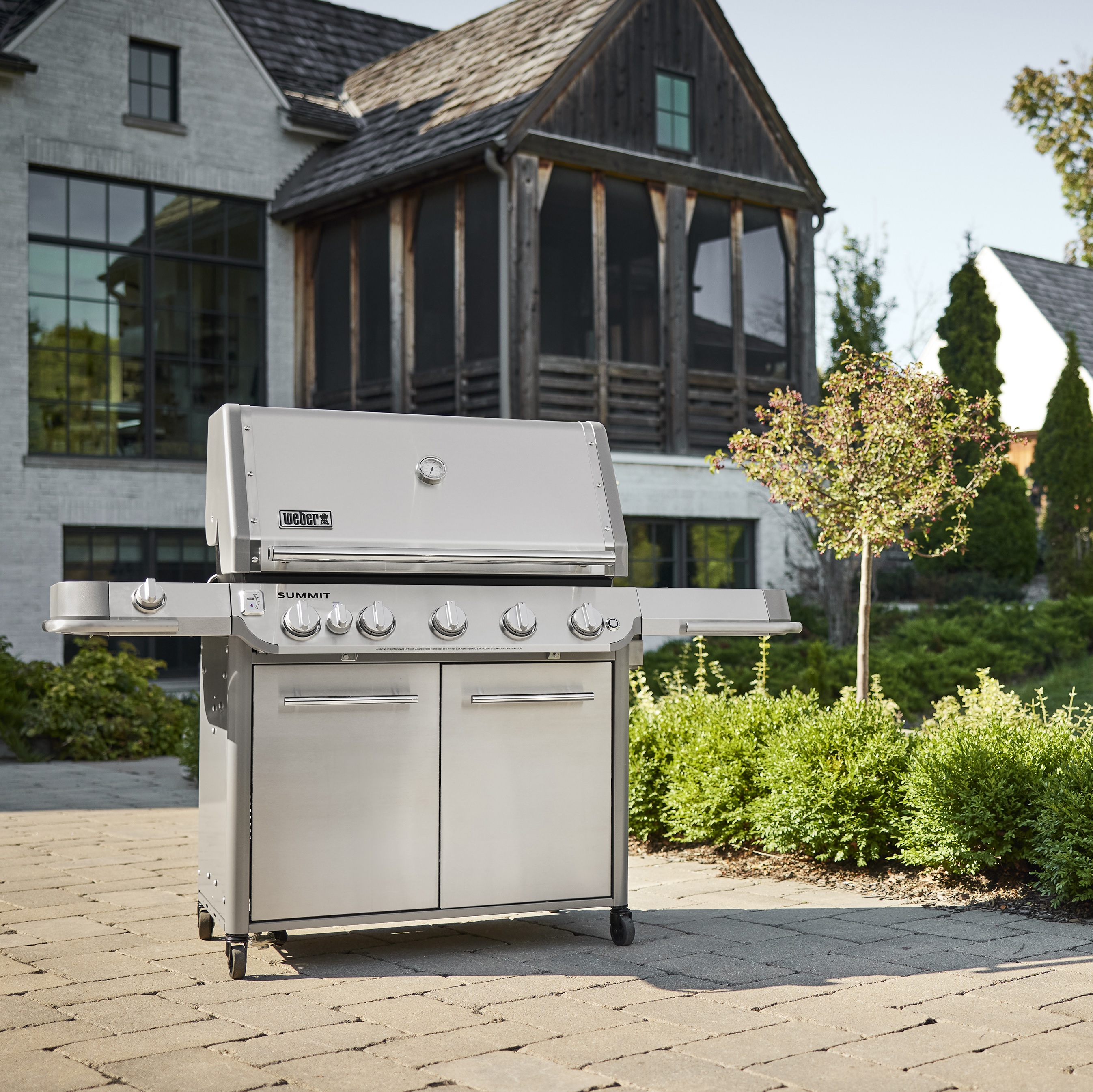 summit fs38 stainless steel grill – natural gas thumbnail image