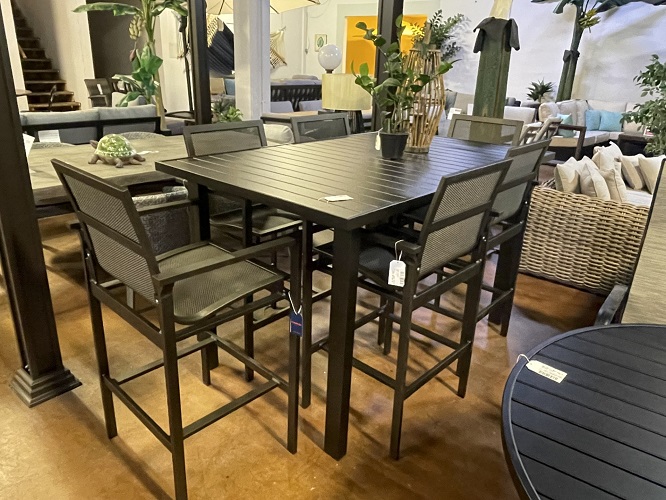 bar dining set-umber