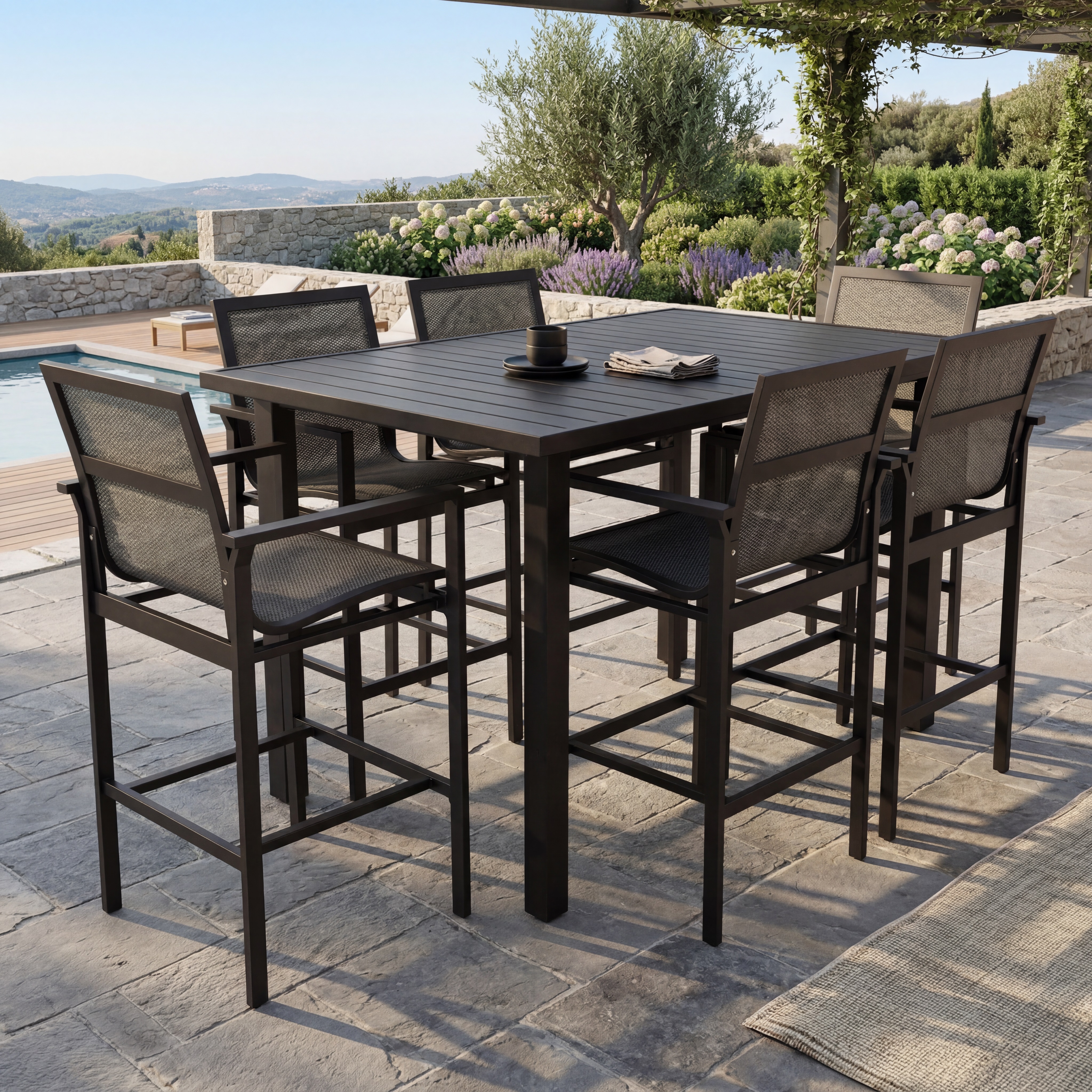 bar dining set-umber thumbnail image