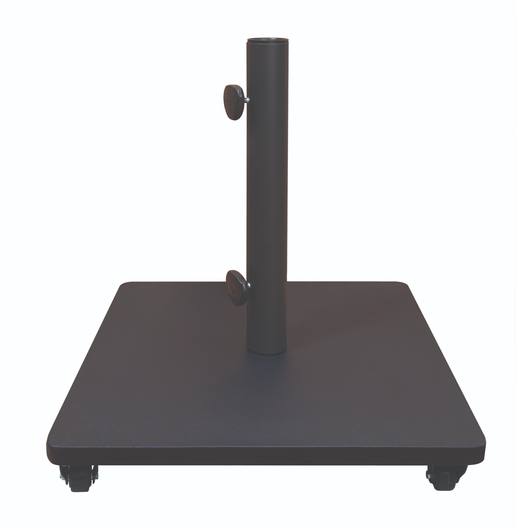 120lb steel umbrella base with casters product image