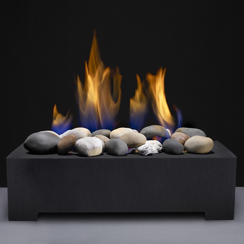 vented gas stones – modern log set alternative