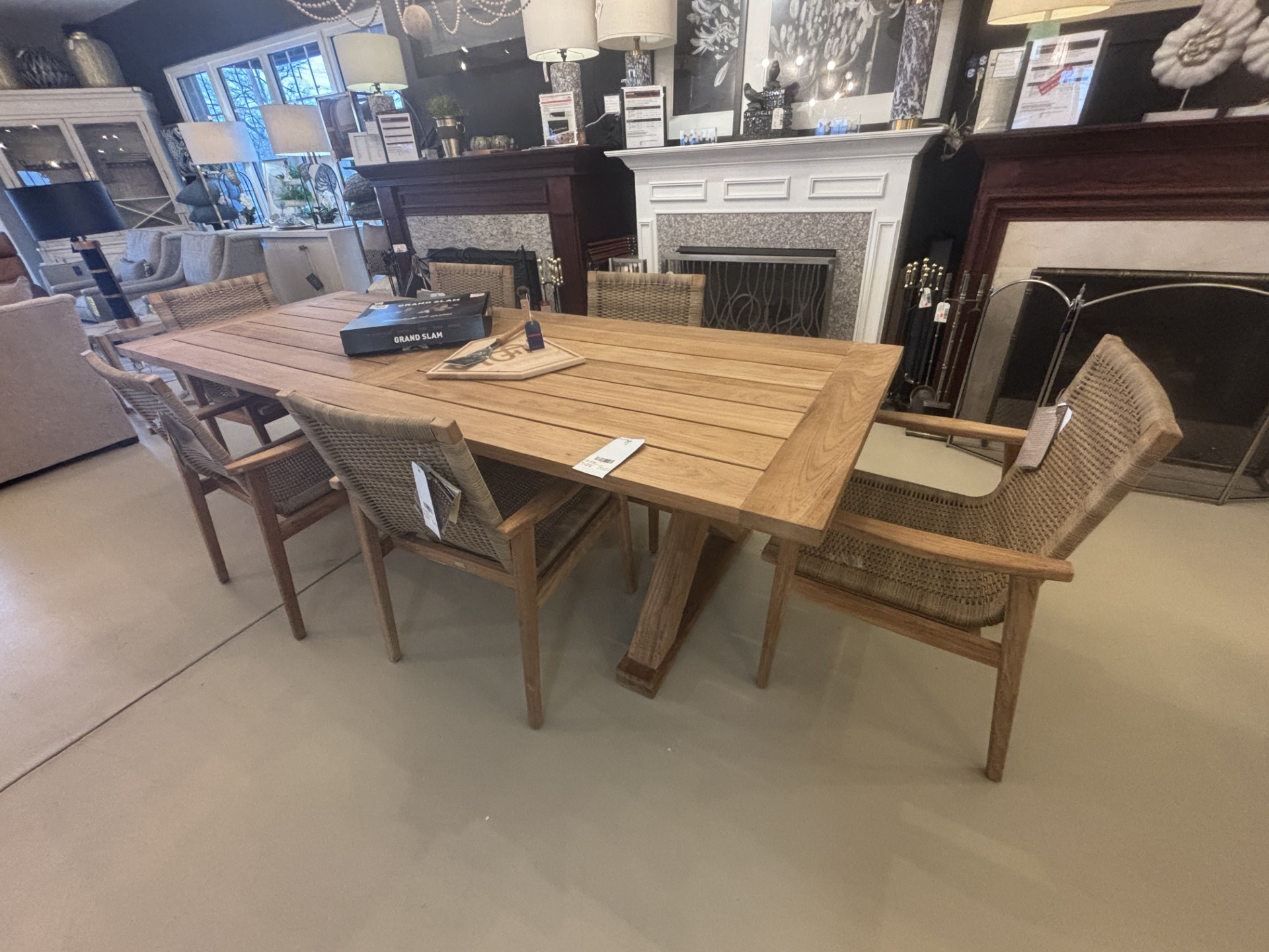 modena/pointe teak dining set product image