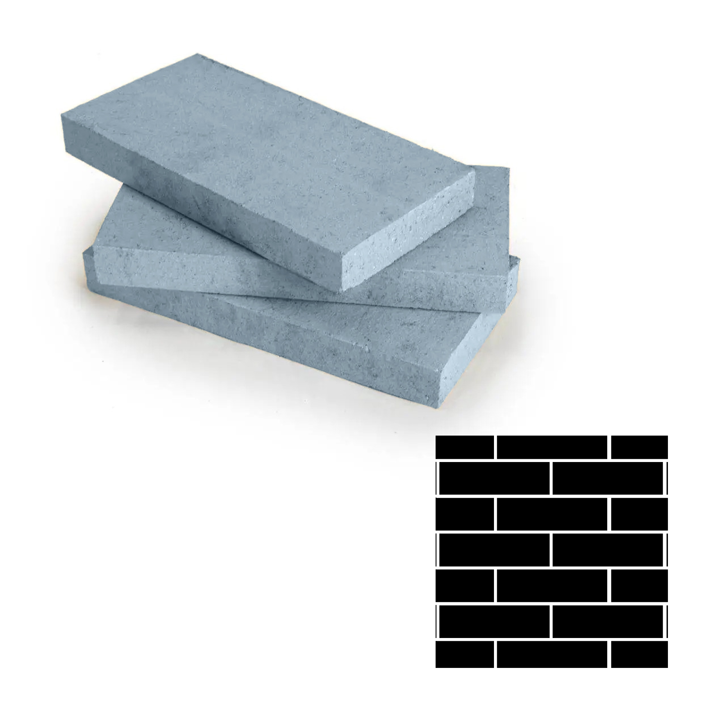 soapstone running bond refractory firebrick kit – 100 pieces product image