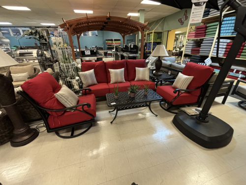 newport seating set-spectrum cherry