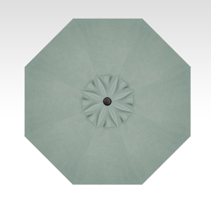 9′ seasalt push-button tilt umbrella – black frame thumbnail image