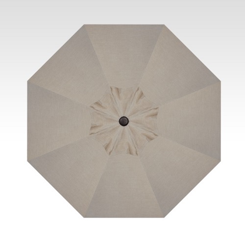 9′ cast ash push-button tilt umbrella – black frame thumbnail