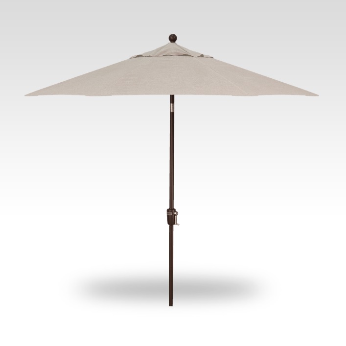 9′ cloud push-button tilt umbrella – bronze frame product image
