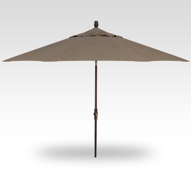 11′ taupe collar tilt umbrella – bronze frame product image