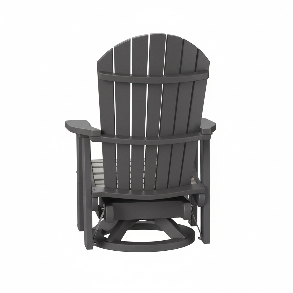 fanback swivel glider – dark grey thumbnail image