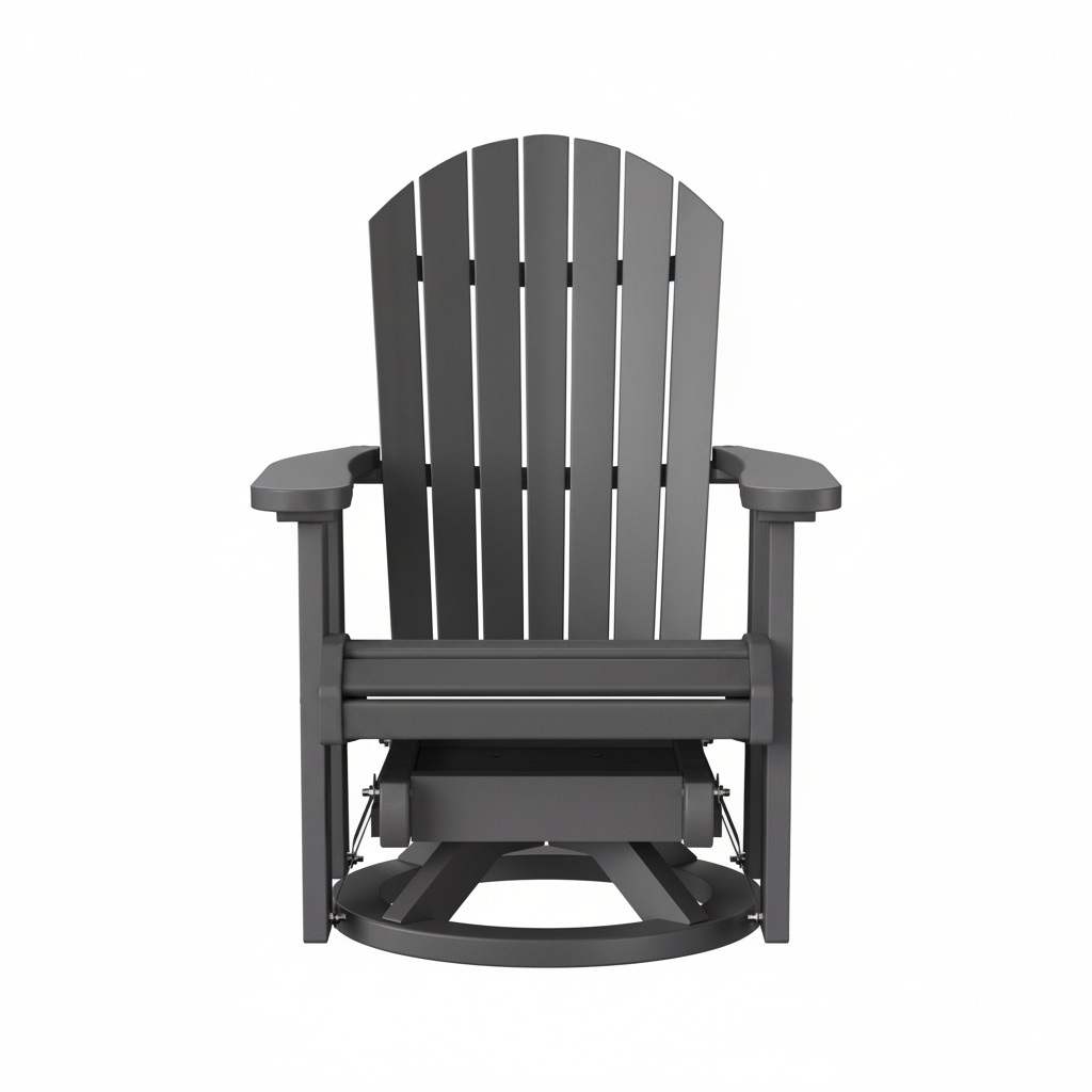 fanback swivel glider – dark grey thumbnail image