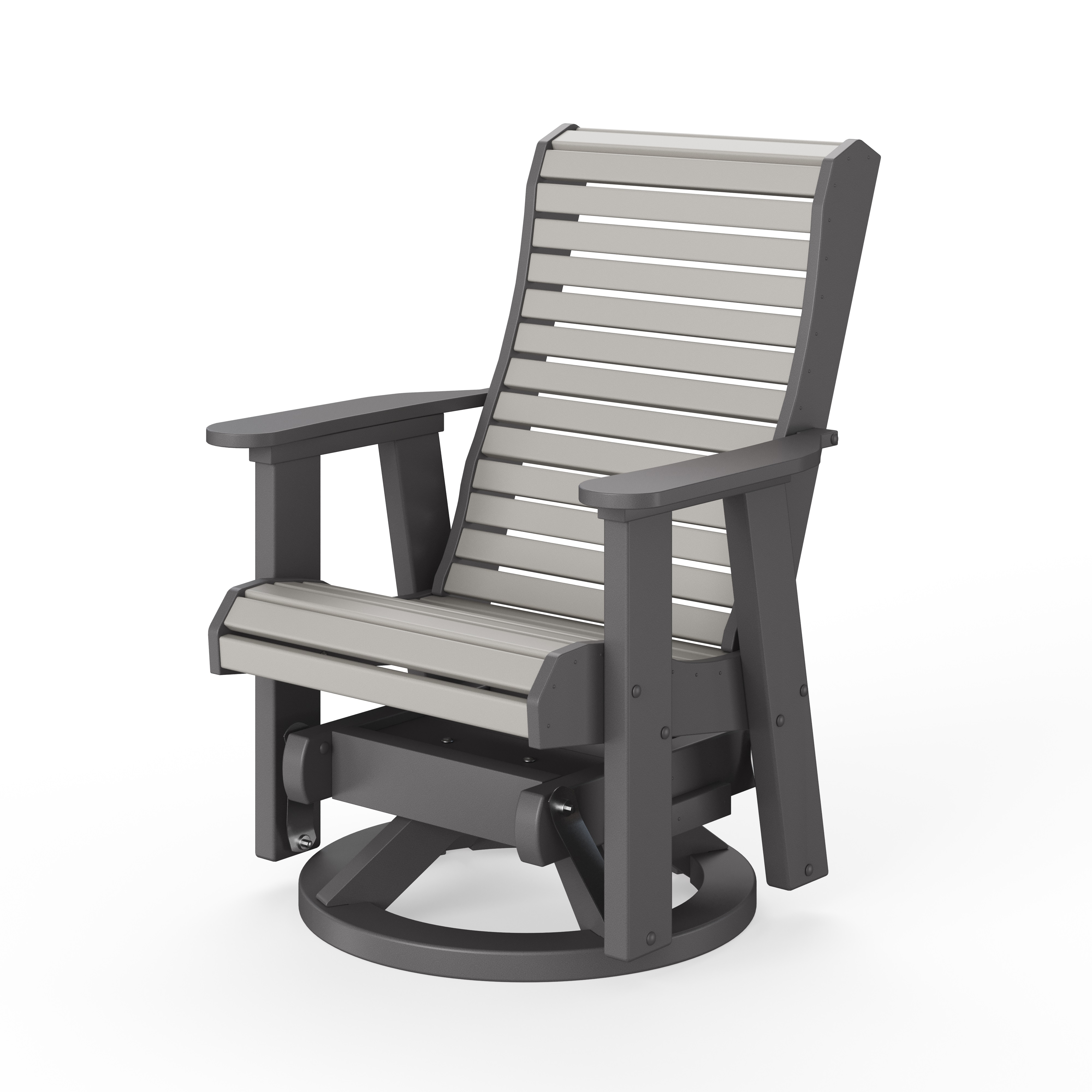 rollback swivel glider – dove grey / dark grey product image