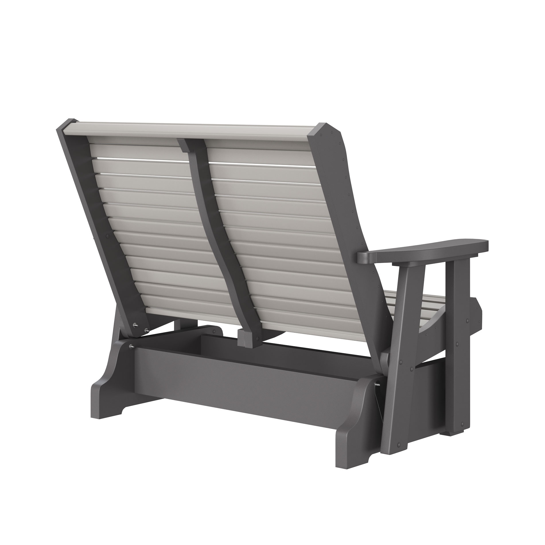 48 inch rollback glider – dove grey / dark grey thumbnail image