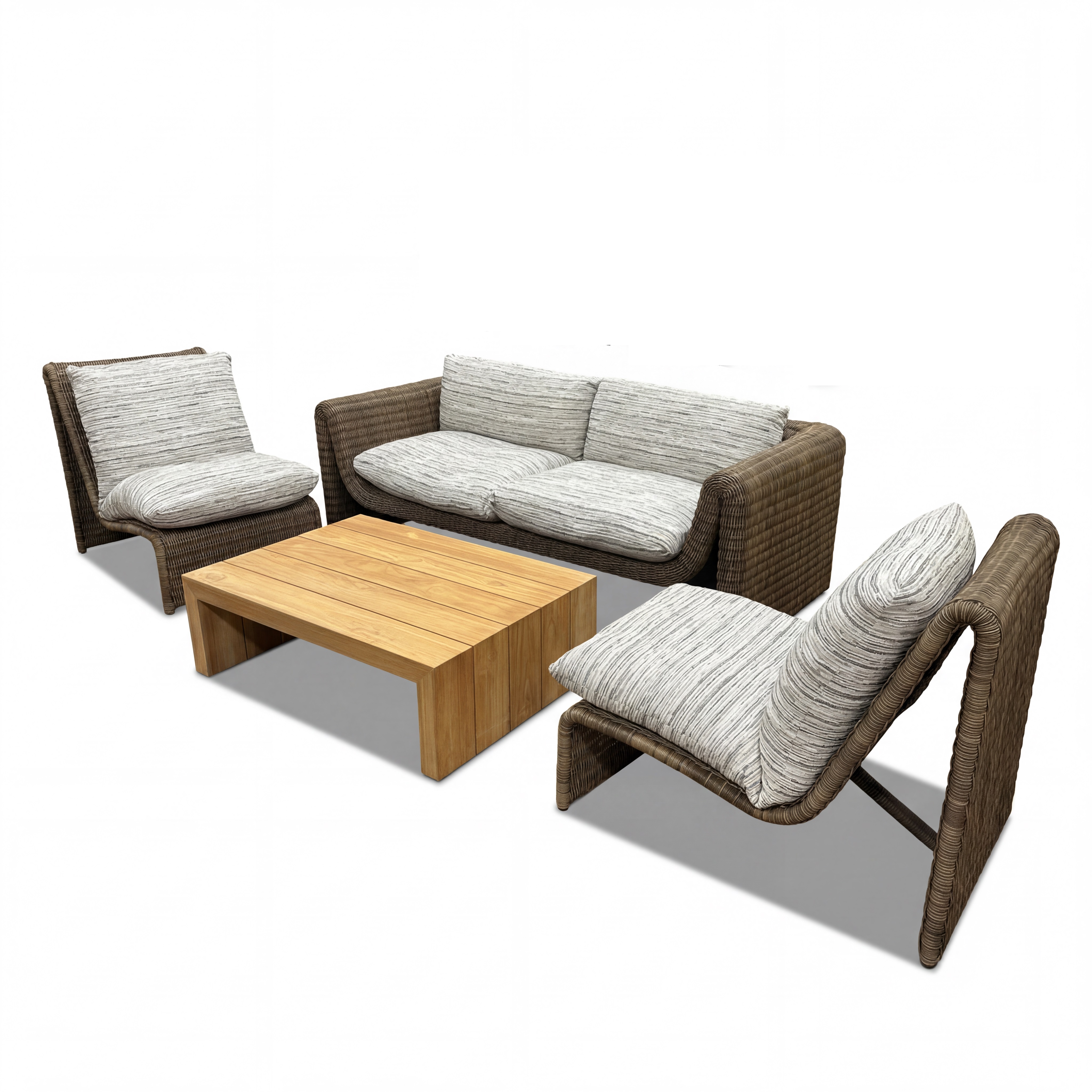 como seating set – raffia / arlo stripe ale product image