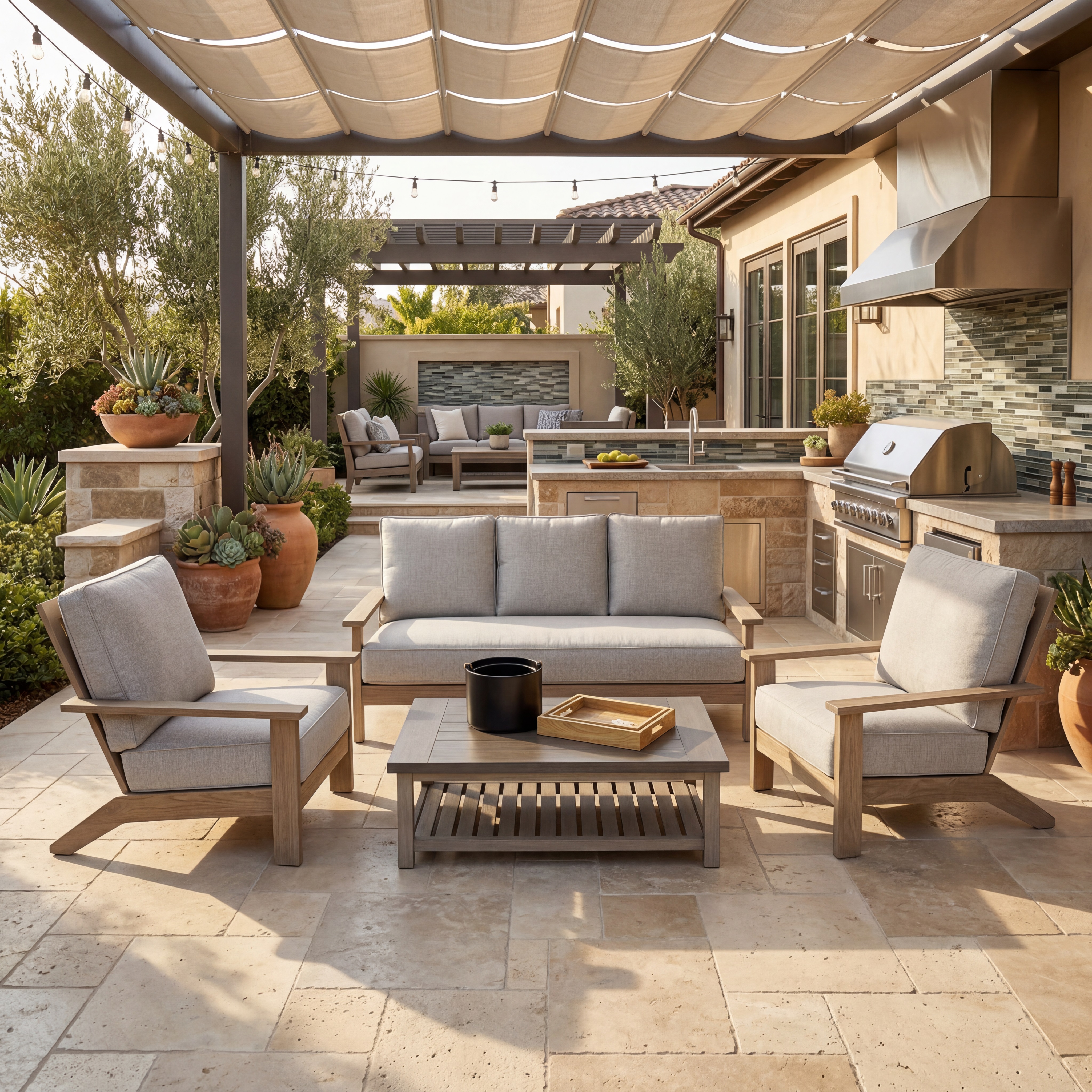 ashland seating set – oyster teak / platform salt thumbnail image