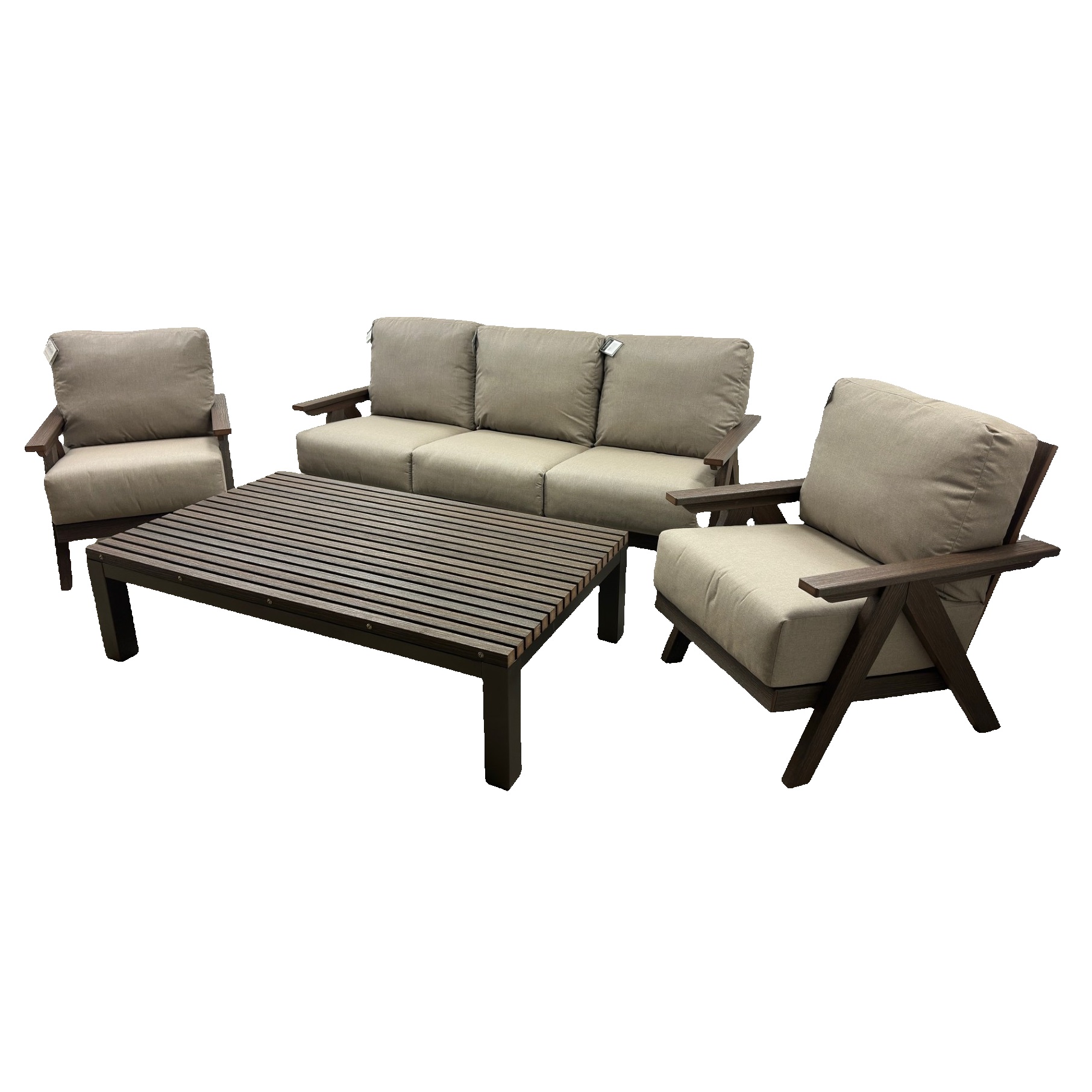 ava seating set – brazilian walnut / cast shale thumbnail image