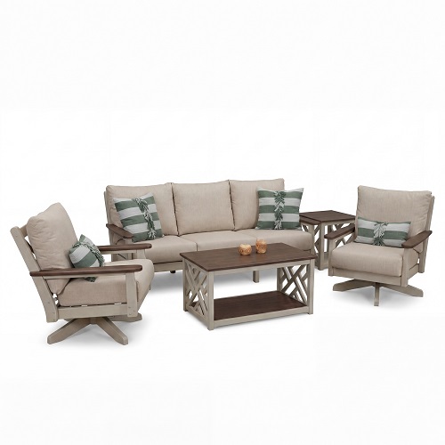 chippendale seating set – kona / cast ash