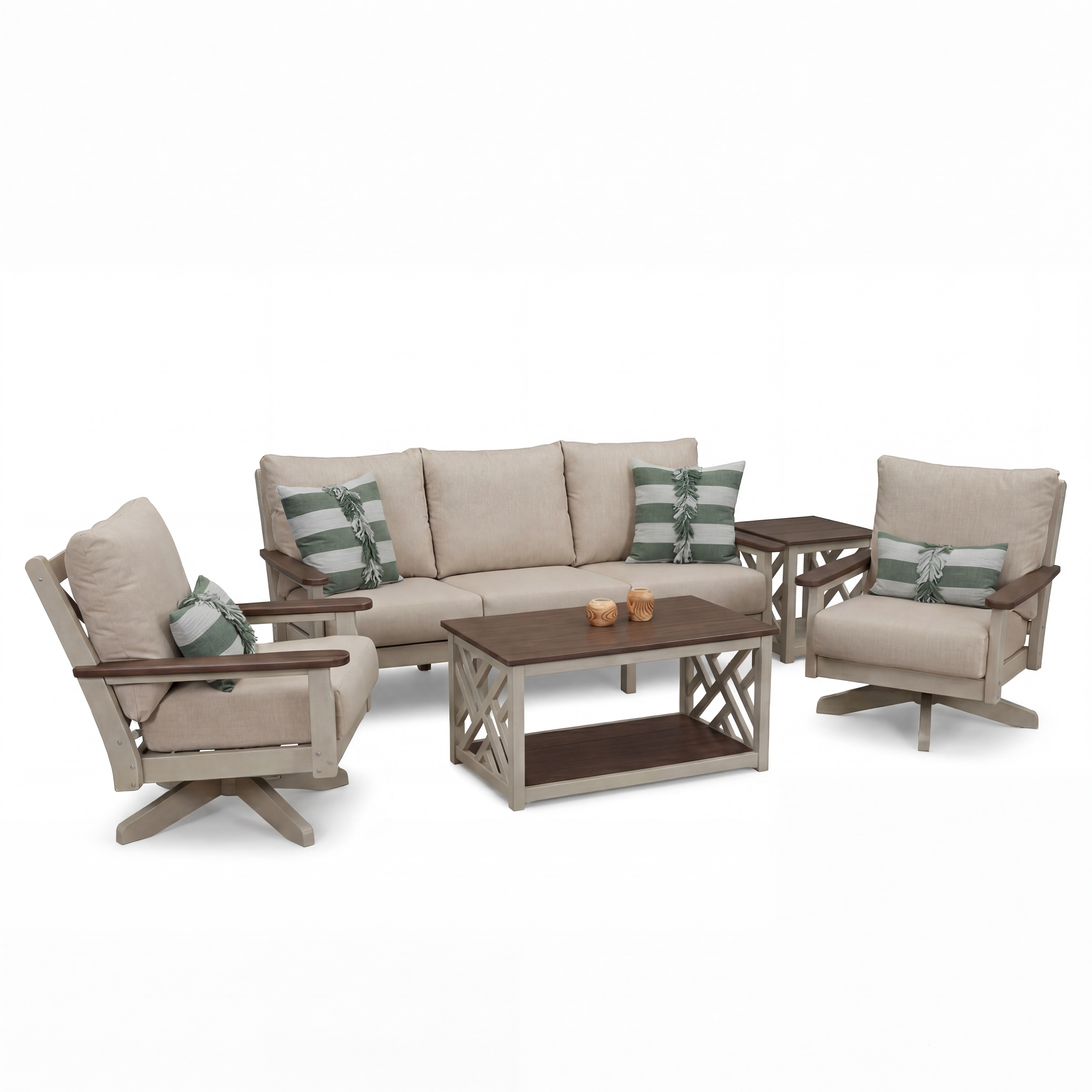 chippendale seating set – kona / cast ash product image