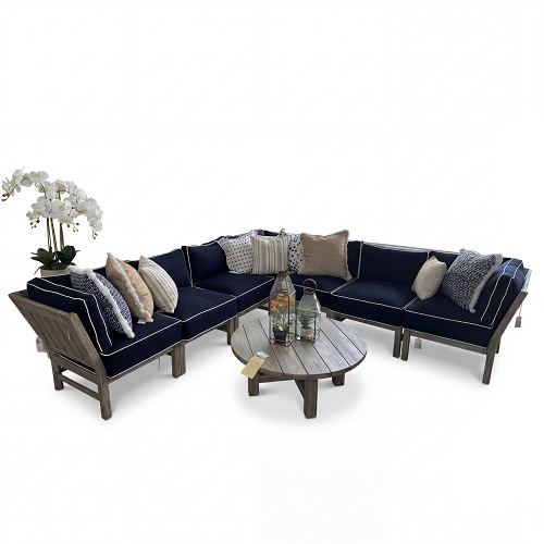 club teak sectional