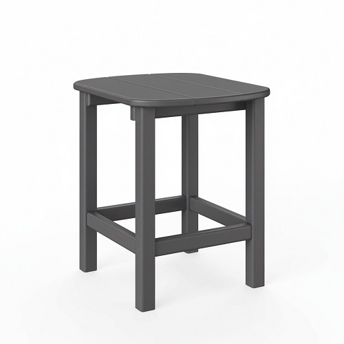 oval side table – dove grey