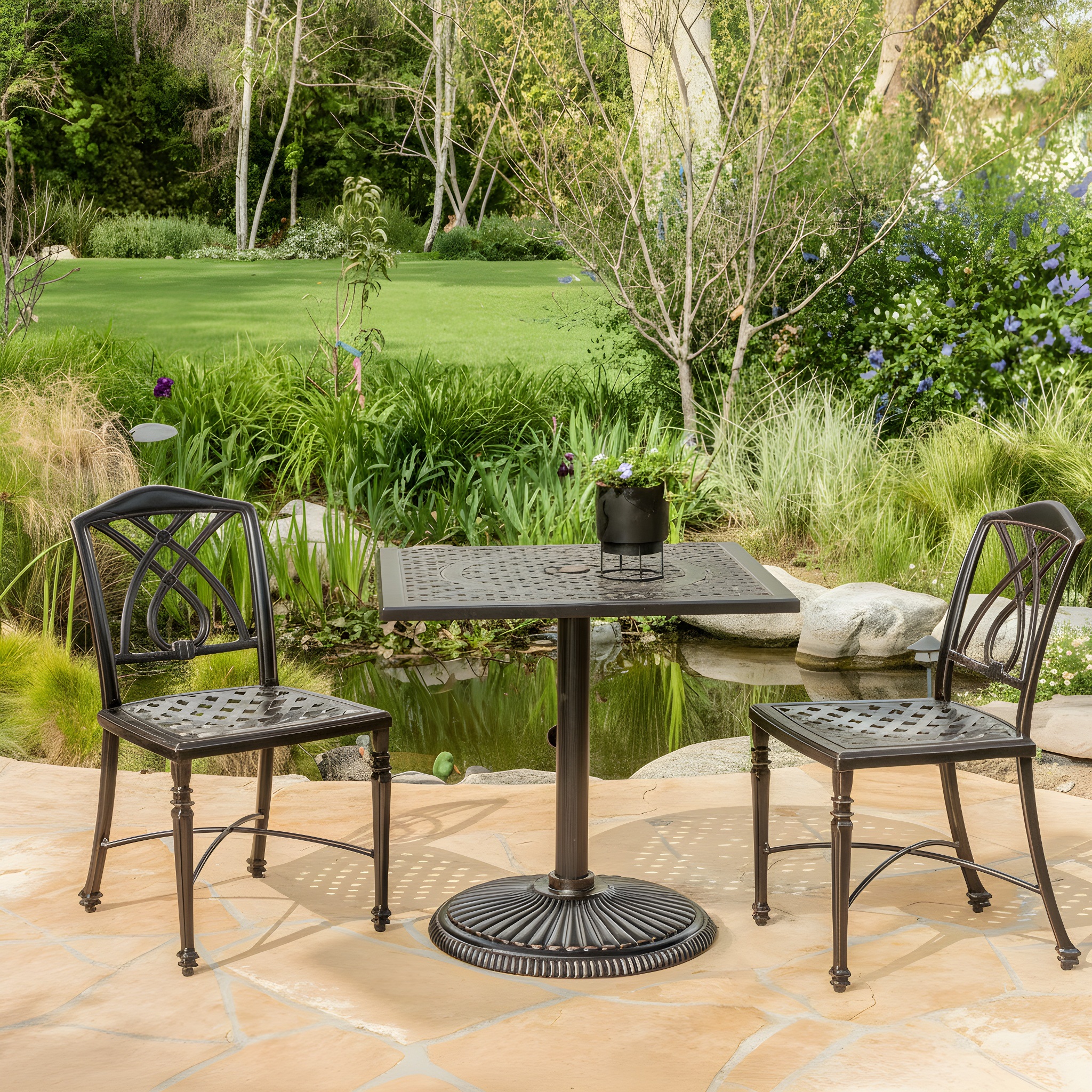 30 inch gensun grand terrace dining set thumbnail image