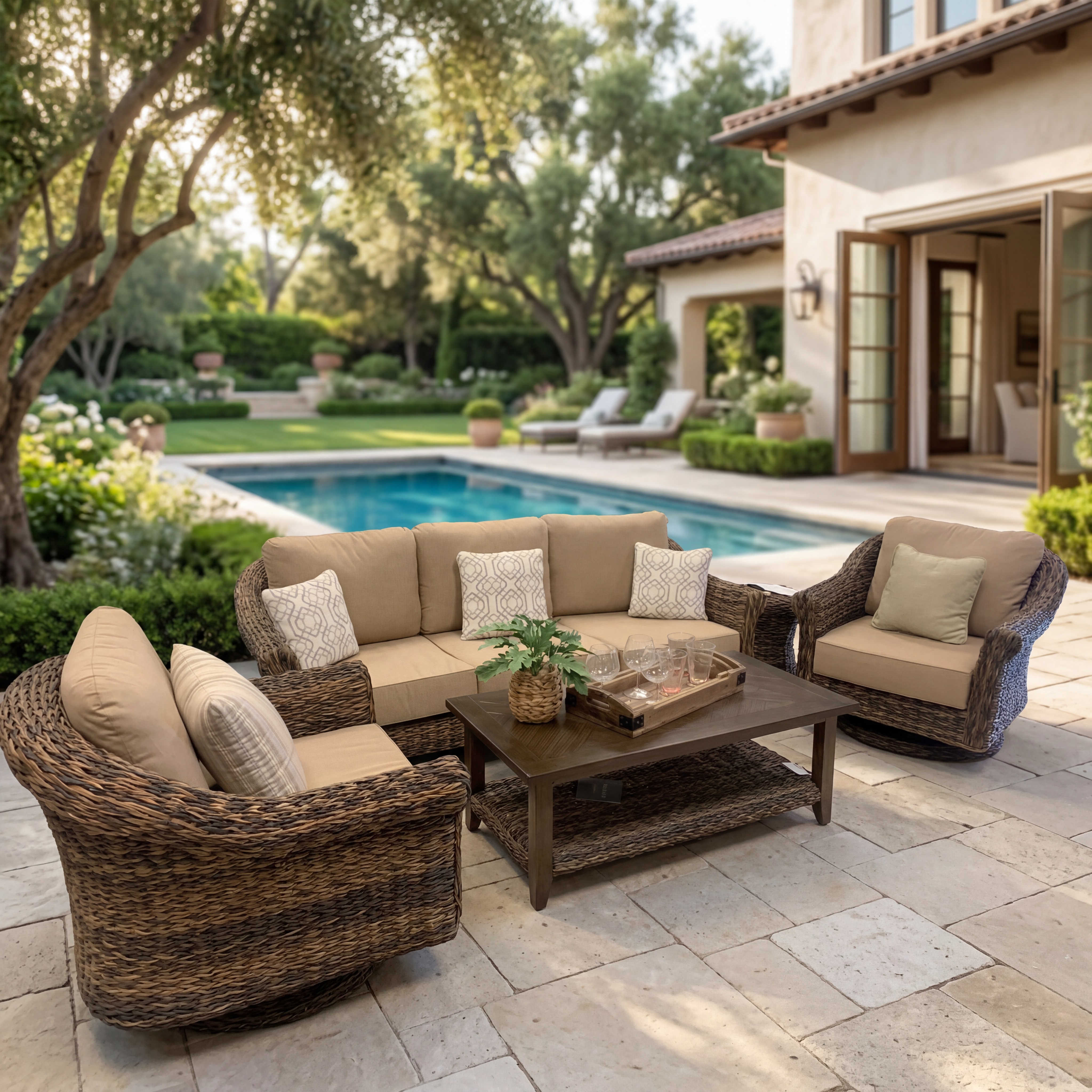 cayman seating set – heather beige thumbnail image