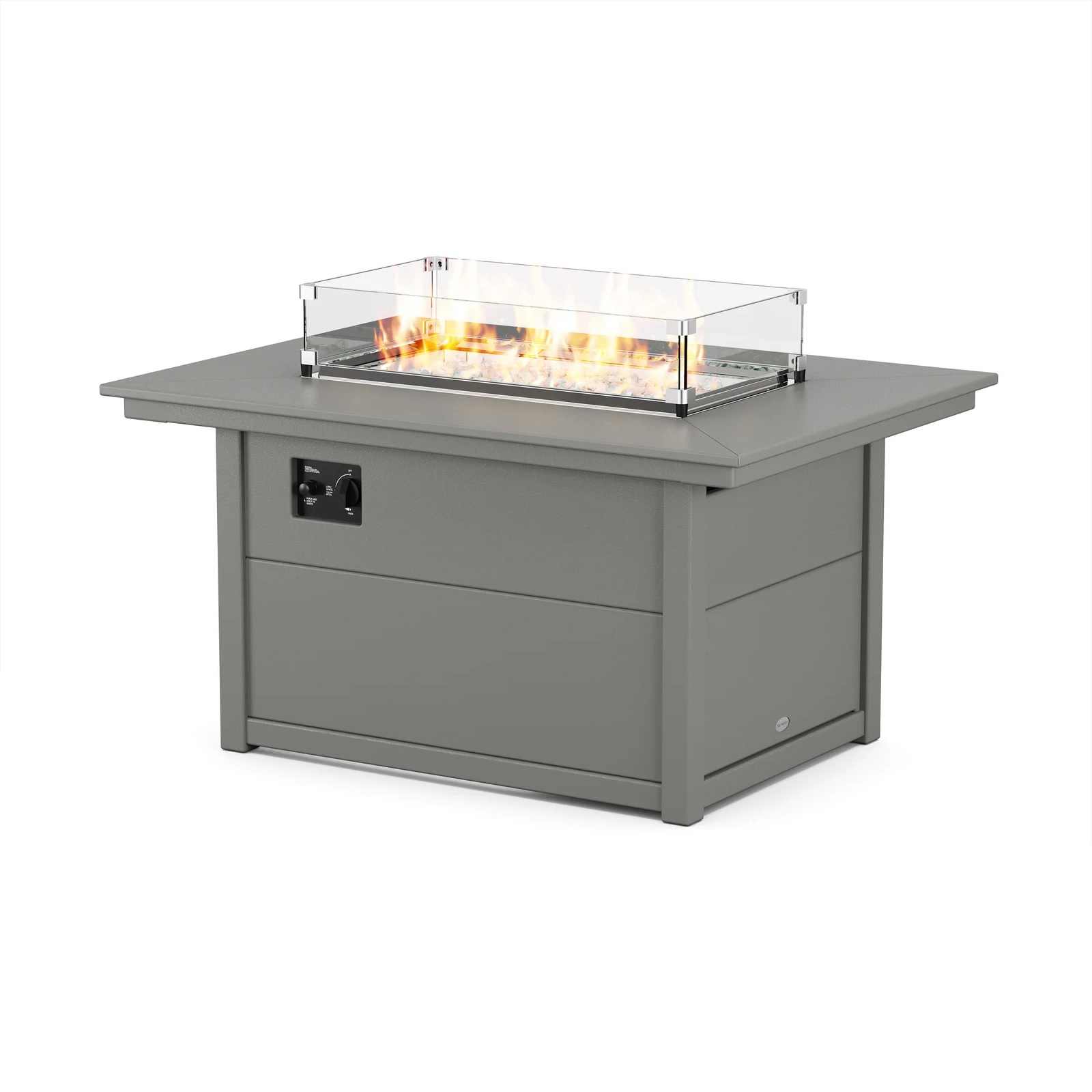 34 x 46 regtangular firepit table – grey thumbnail image