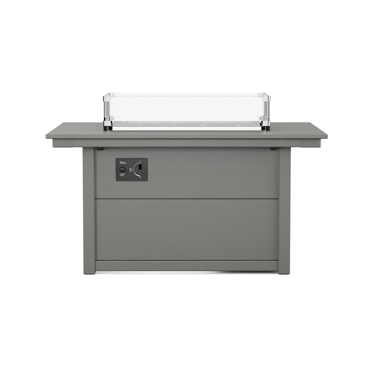 34 x 46 regtangular firepit table – grey thumbnail image