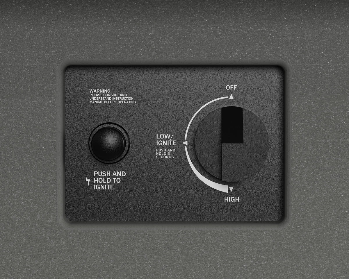 34 x 46 regtangular firepit table – black thumbnail image