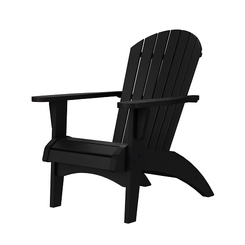 classic raised adirondack – black
