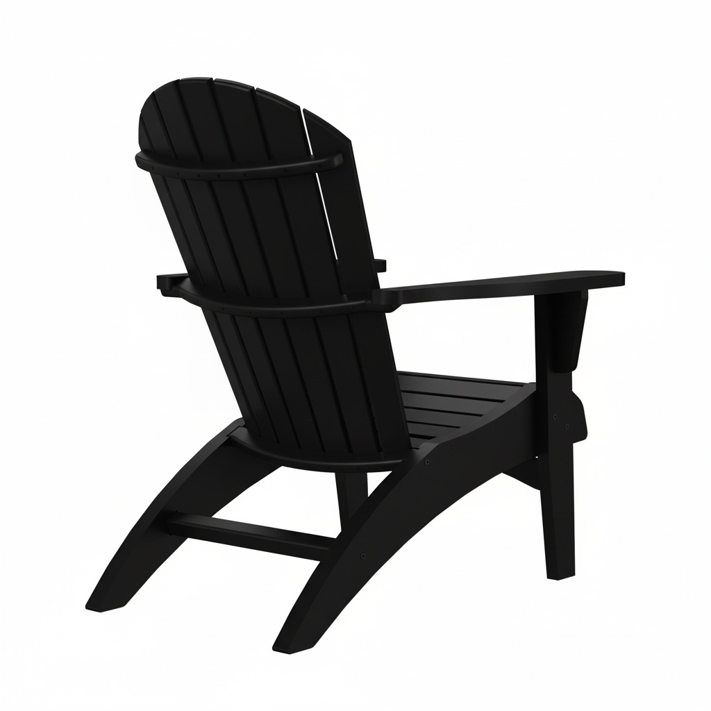 classic raised adirondack – black thumbnail image